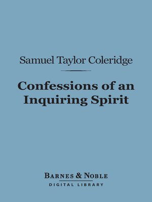 cover image of Confessions of an Inquiring Spirit (Barnes & Noble Digital Library)